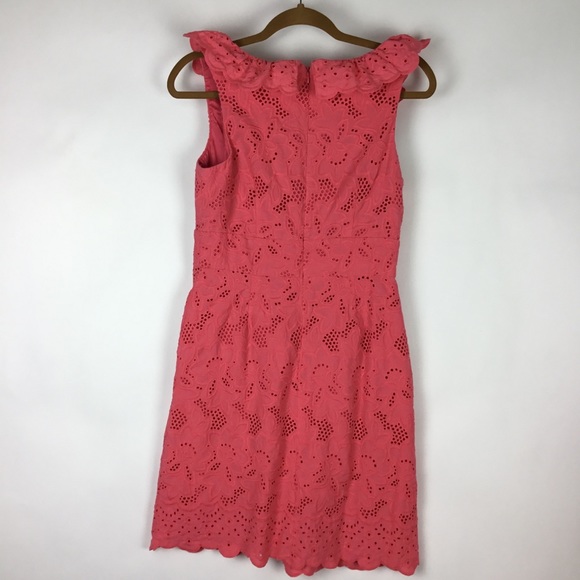 ELIZA J. SLEEVELESS EYELET DRESS size 8 - Picture 2 of 5